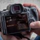 Canon EOS R5 C display in action