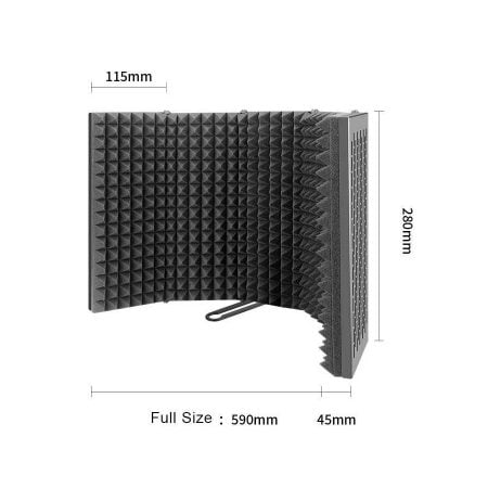 Nördic Mikrofonskärm dimensions