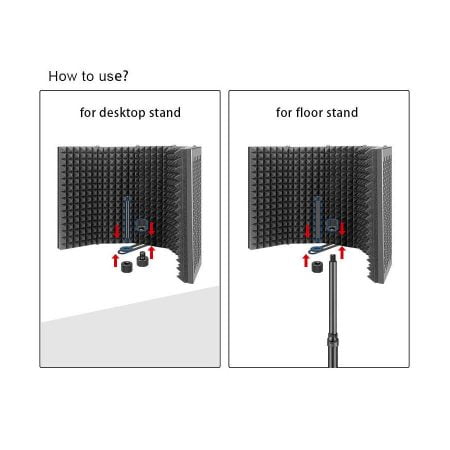 Nördic Mikrofonskärm how to