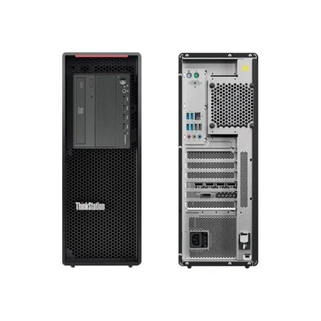 ThinkStation P520 front and rear