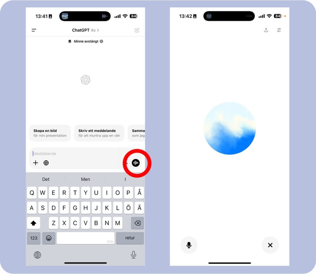 Det här är röstläget i ChatGPT